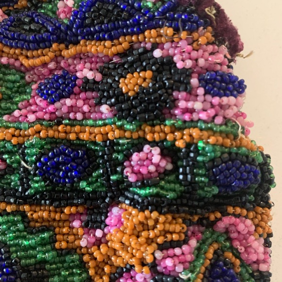 Antique Beaded Evening Purse - Picture 5 of 8